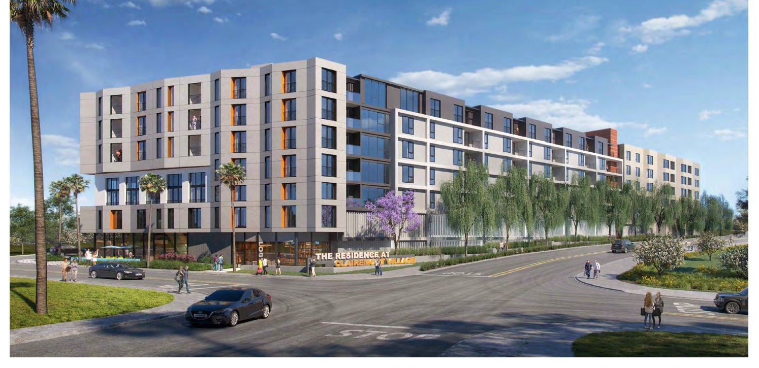 Architect's rendering of an entitled podium community